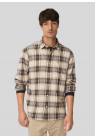 Camel Active, Skjorte, Lightweight Flannel, Beige Check 