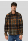 Camel Active, Overshirt, Checked Overshirt, Army-Orange 