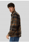 Camel Active, Overshirt, Checked Overshirt, Army-Orange 