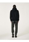 HAN KJØBENHAVN, SCRIPT HOODIE I SORT