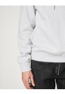 HAN KJØBENHAVN, SCRIPT HOODIE I LYS GRÅ