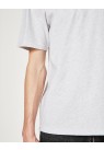 HAN KJØBENHAVN, SCRIPT T-SHIRT I LYS GRÅ
