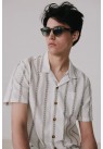 LIBERTINE, CAVE SS SHIRT 2203 I OLIVE STRIB