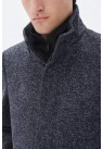 Matinique, Overtøj, Harvey Breather Uldfrakke, Dark Navy 