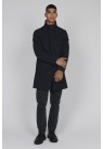 Matinique, Overtøj, Harvey Uldfrakke, Dark Navy 