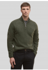 Barbour, Strik, Grangetown Half Zip, Mid Olive