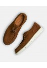 GARMENT PROJECT, EILO VIBRAM LOW I COGNAC SUEDE