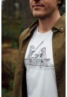 Lakor, T-shirt, Espresso Express, Star White 