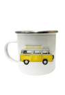 Lakor, Emaljekrus Yellow Van, Hvid 