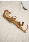 Lakor, T-shirt, Flow, Outmeal Melange 