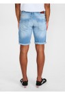 GABBA, SANZA STRETCH SHORTS I LYS BLÅ