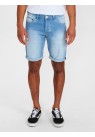 GABBA, SANZA STRETCH SHORTS I LYS BLÅ