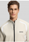 Boss, Sweatzip, Spin Zip Sweatshirt, Natural 