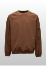 Cesar Equipment, Sweat Hybrid, Cassis Shirt, LIght Brown