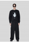 Han Kjøbenhavn, Sweatshirt, Heart Monster Crewneck, Sort 