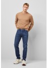 M5, SLIM STRETCH JEANS I BLÅ