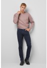 M5, SLIM STRETCH JEANS I MØRK BLÅ