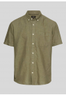 Camel Active, Skjorte SS, Linen-Cotton Shirt, Dark Green 