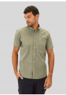 Camel Active, Skjorte SS, Light Striped Shirt, Green 