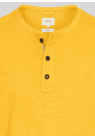 Camel Active, T-shirt, Henley, Yellow