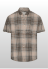 Camel Active, Skjorte SS, Cotton Check, Light Brown 