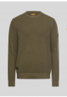 Camel Active, Strik, Knitted Crewneck Sweater, Dark Green