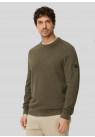 Camel Active, Strik, Knitted Crewneck Sweater, Dark Green