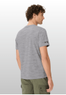 Camel Active, T-shirt, Quick Dry, Grey-Blue Melange 