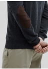 Barbour, Strik, Essential Crew-Neck Jumper, Charcoal