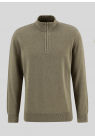 Barbour, Strik, Cotton Quarter-Zip Jumper, Smokey Olive 
