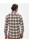 BARBOUR, SHIELDTON SKJORTE I BORDEAUX 