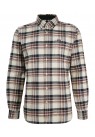 BARBOUR, SHIELDTON SKJORTE I BORDEAUX 