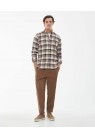 BARBOUR, SHIELDTON SKJORTE I BORDEAUX 