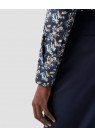 Eton, Skjorte, Contemporary, Floral Print Twill, Navy 
