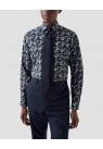 Eton, Skjorte, Contemporary, Floral Print Twill, Navy 