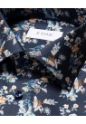 Eton, Skjorte, Contemporary, Floral Print Twill, Mørkeblå 