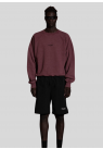 Han Kjøbenhavn, Sweatshirt, Raglan Crewneck, Blood Red