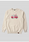 Lakor, Sweatshirt, Pink Van, Outmeal Melange
