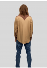 Sneum, Skjorte, Sawtooth Western Shirt, Brown-Beige