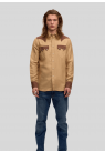 Sneum, Skjorte, Sawtooth Western Shirt, Brown-Beige