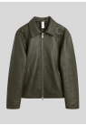 Sunflower, Jakke, Short Leather Jacket 6031, Jade