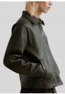 Sunflower, Jakke, Short Leather Jacket 6031, Jade
