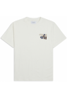 T-SHIRT, MOLT WIRL / OFF WHITE