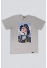 LAKOR, SKIPPER T-SHIRT I LYS GRÅ 