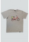 LAKOR, RED PUCH T-SHIRT I GRÅ