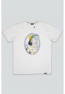 LAKOR, MAKEREL LEMON T-SHIRT I HVID