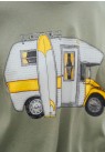 Lakor, T-shirt, Car Camper, Oil Green