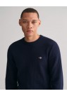 Gant, Strik, Crewneck, Navy