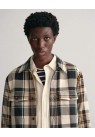 GANT, TERNET TWILL OVERSHIRT I GRØN