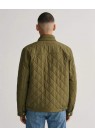 GANT, QUILTED WINDCHEATER JAKKE I GRØN
